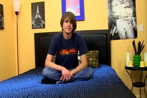 kinky twink Wanks His nice rod Until he Cums
