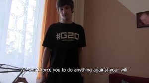 eighteen years old security guard in harrowing action