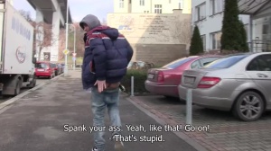 Russian boy getting nailed hard on camera