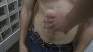 A young twink from Slovakia moaning and sweating