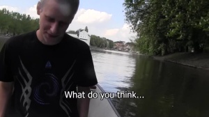 fine Czech lad goes for a boat trip with stranger