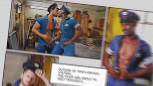 Tom Of Finland: Service Station: bareback - Ricky Roman & River Wilson American Hump