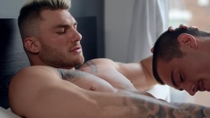 Gods Of Men: Pierced William Seed spanking sex tape