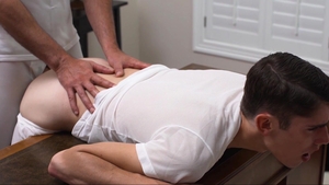 Missionary Boys: Young Elder Oaks hard group sex in office