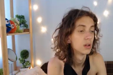 young twink Makes His First In Live