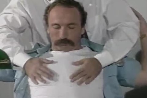 lewd bushy Police Captain Having joy