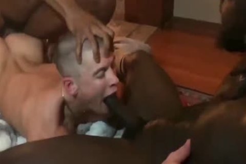 Smoking wild bare Interracial bunch bang