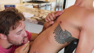 Next Door Originals: Pierced Andy Taylor sensual kissing video