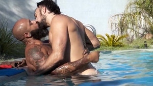 SayUncle Labs: Leo Forte beside Mason Lear closeup flirt