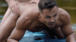 FalconStudios.com: Latino bodybuilder showing big butt