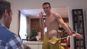 Maskurbate: Brad together with Ricky handjob