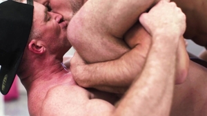 NextDoorStudios: Piercing european brunette facial public sex