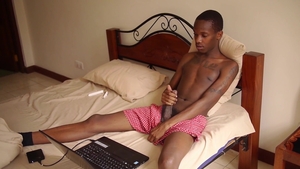 80 Gays: Very cute ebony gay Sage needs rough sex