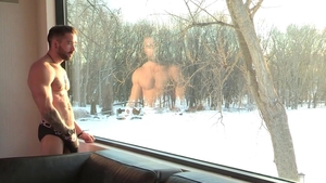 Maskurbate - Very sexy Zack Lemec in shower