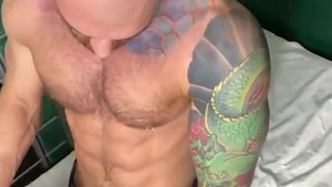 Tasty latino guard pounded by big cock daddy