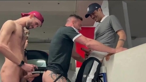 three biggest cocks To Take In A Garage PART 1