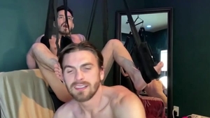 ?Two Bi Bros Chillin' On A webcam, So tasty To The Point That They Flip nail? Part Two