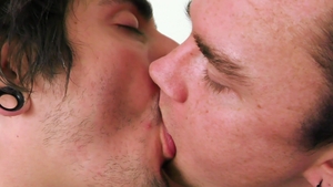 ManPuppy.com - Leo beside Kissing tongue