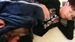 Curious big 10-Pounder fucks teen friend below Kotatsu Codacolours