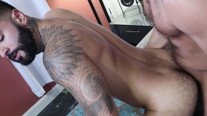 Extra Big Dicks: Hairy Studs Andy and York Bareback Action