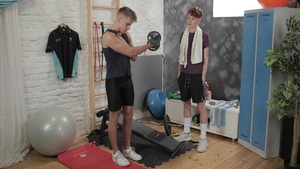 A Gym-Spurted Union – Two Boys in Full Blast