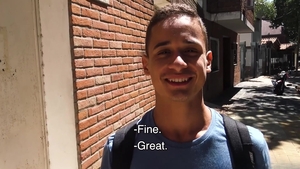 Latin Leche: Twink Licks The Tip Of A Big One