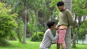 Latin Leche: Beachside Bliss: Throat Filled with Dick