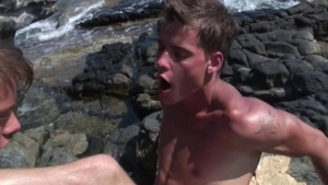 Tattooed Trio In Twink Action