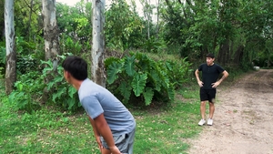 Anonimo: Foursome Under the Trees: Risky Business Ensues