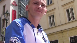 Czech Hunter: Shy Banker Takes His First BJ Money at Embassy