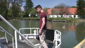 Sultry Teen's Performance in the Open Air