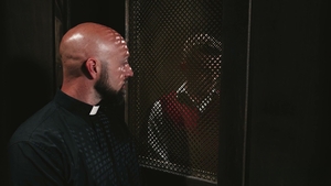 Altar boy takes daddy’s thick cock deep