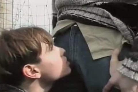 Terrorized straight teen